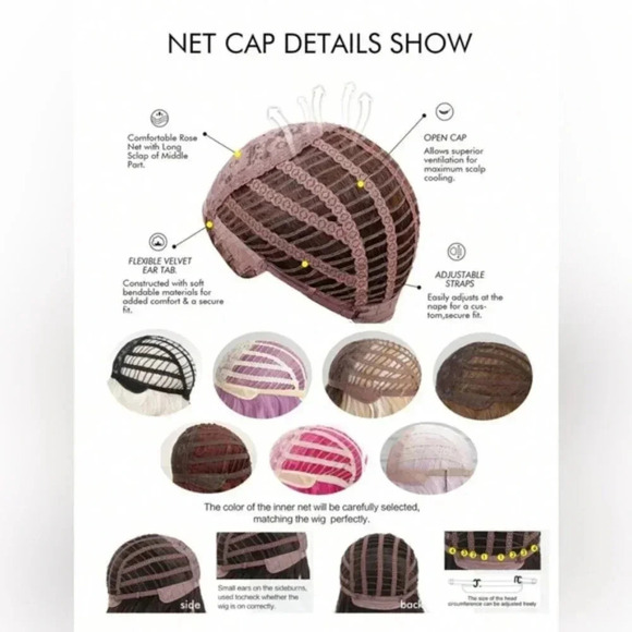 22 Inch Synthetic Curly Medium Wig with bangs - Picture 3 of 10